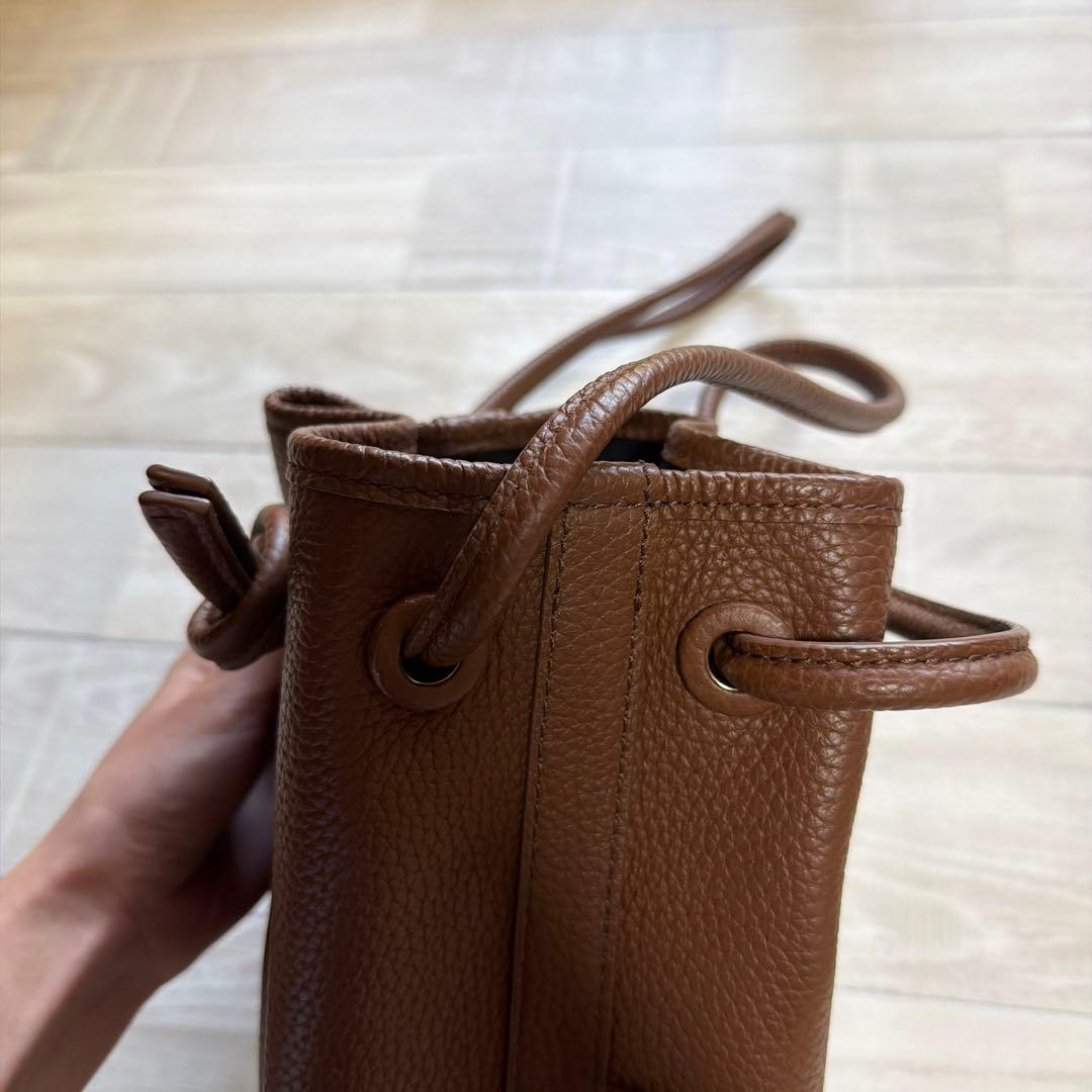 VASIC ブラウンレザー スモールスモール　保存袋付き