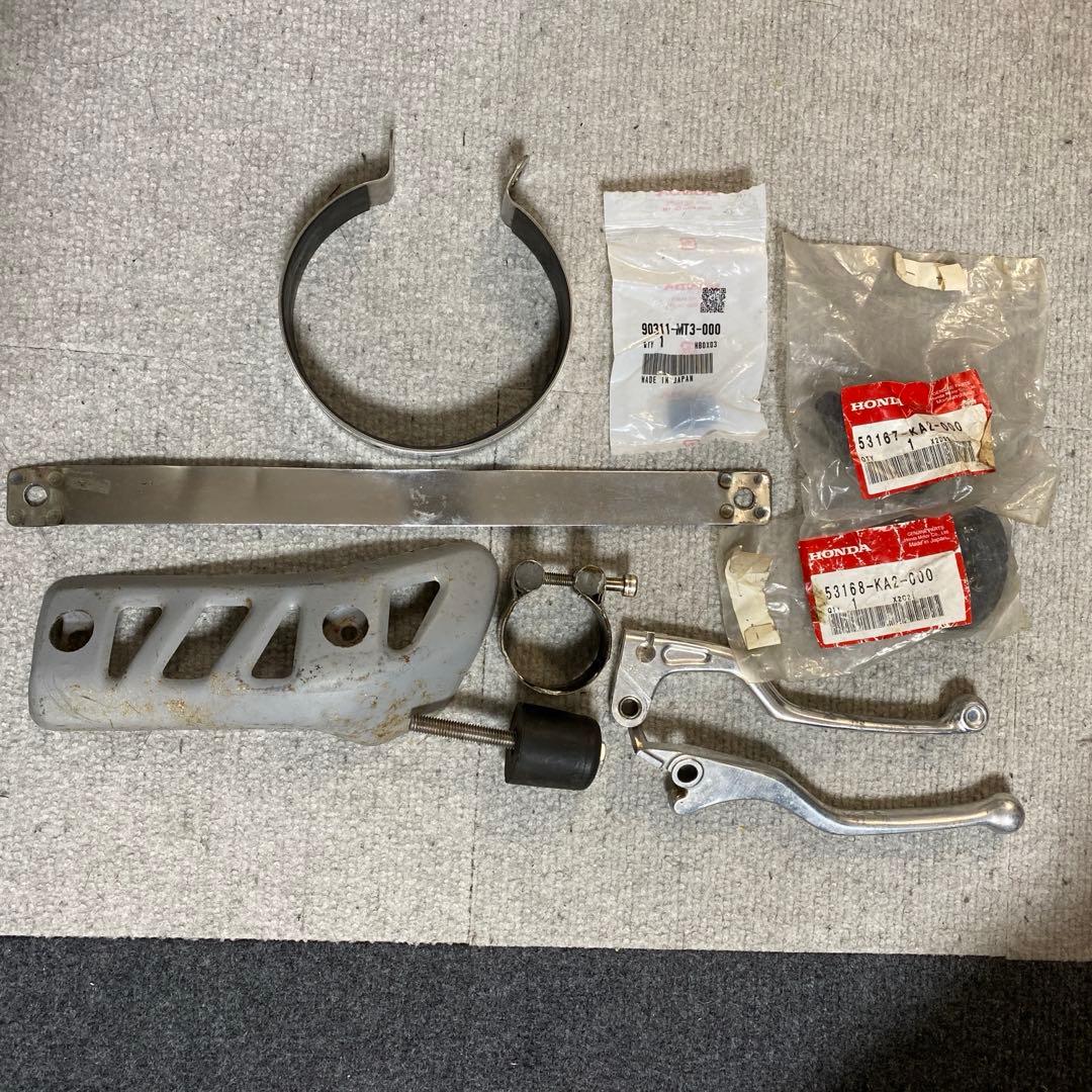 ステンレス マフラー 傷あり　XR250 部品あり