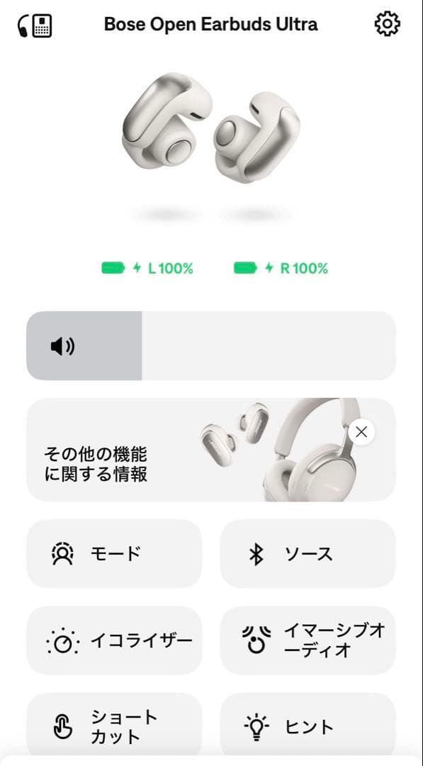 Bose ワイヤレスイヤホン ホワイト