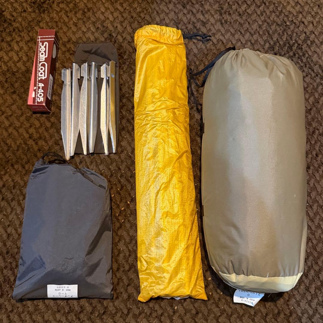 【アンダーシート付】アライテント トレックライズ0 設営5回 シーム処理済