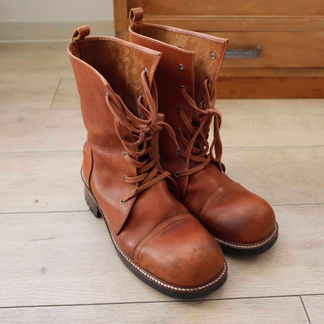 【HYSTERIC GLAMOUR】本革ブーツFINE（茶色）