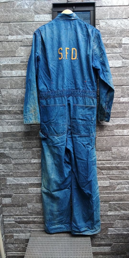 ビンテージ オールド Big BEN USA製 ツナギ ジーンズ　デニム 42