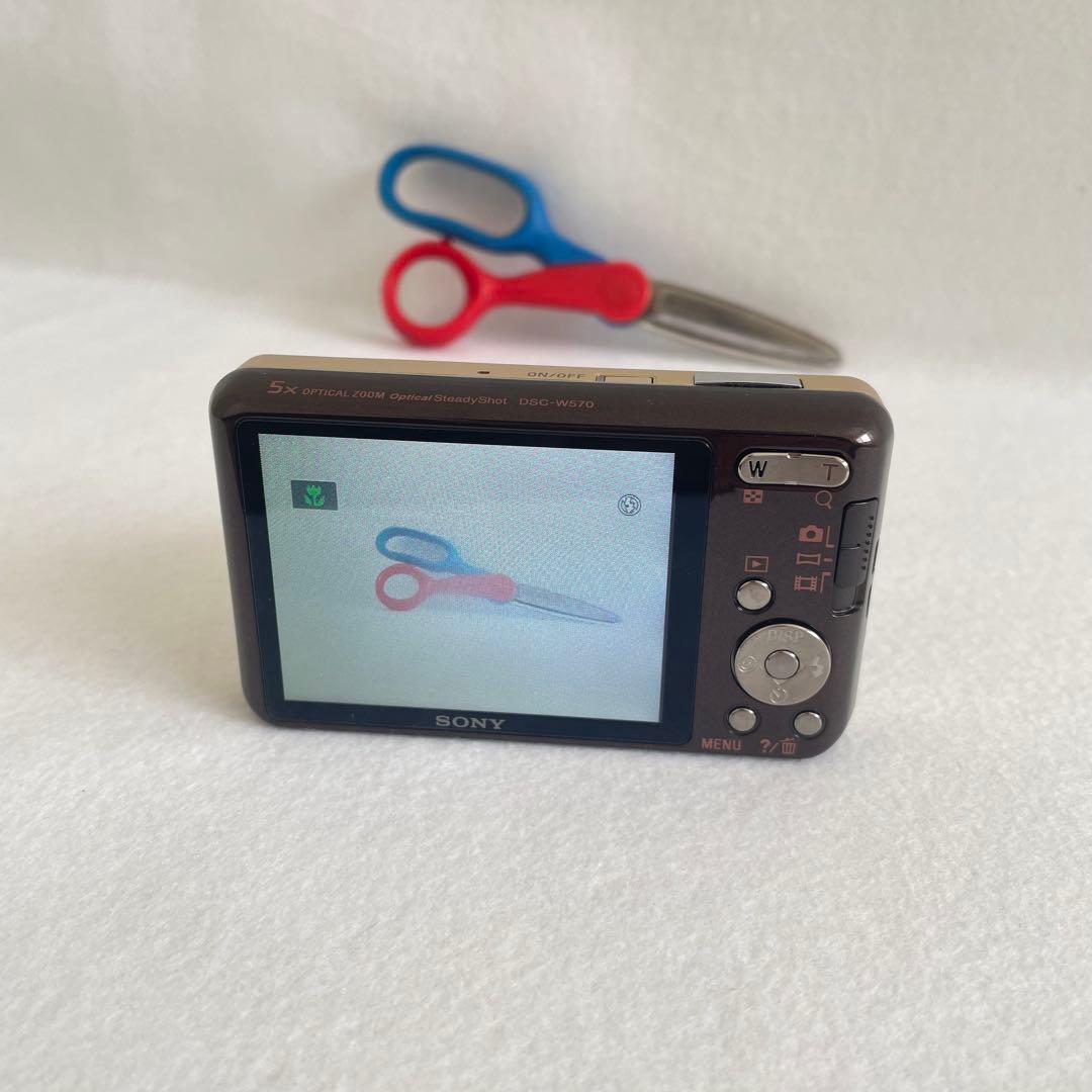 【動作確認済】SONY Cyber-shot 16.1 DSC-W570デジカメ