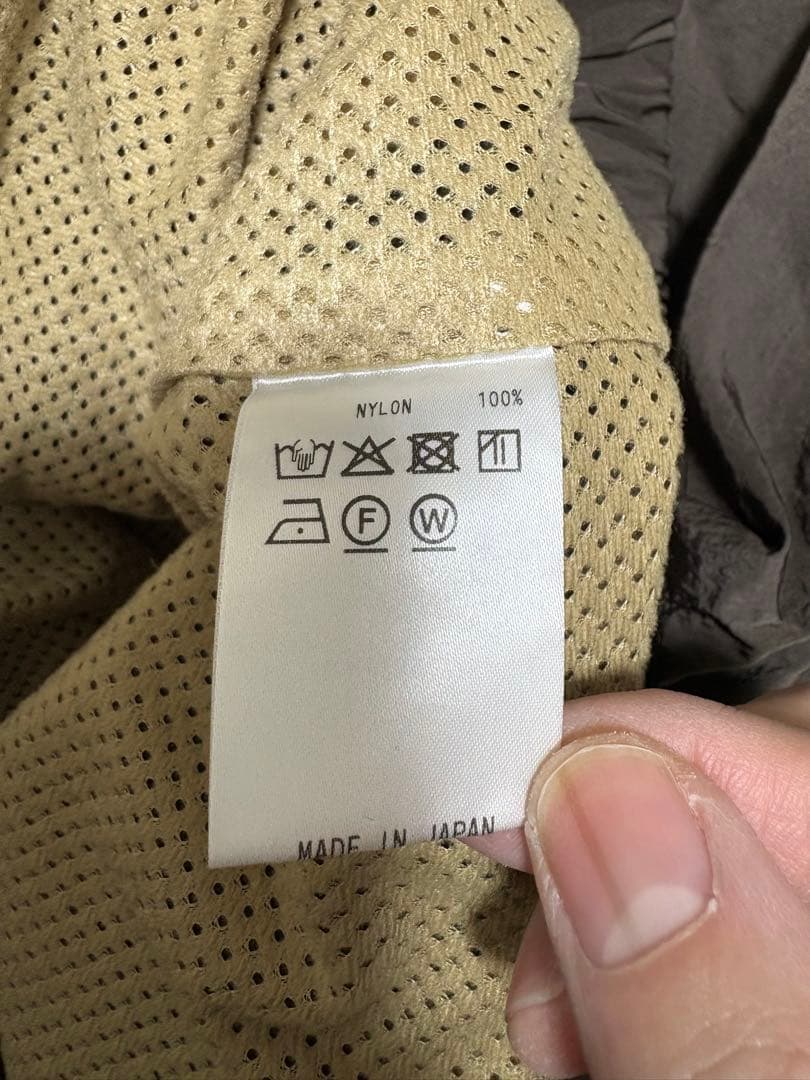 seesee ブラウン ナイロンジャケット セットアップ