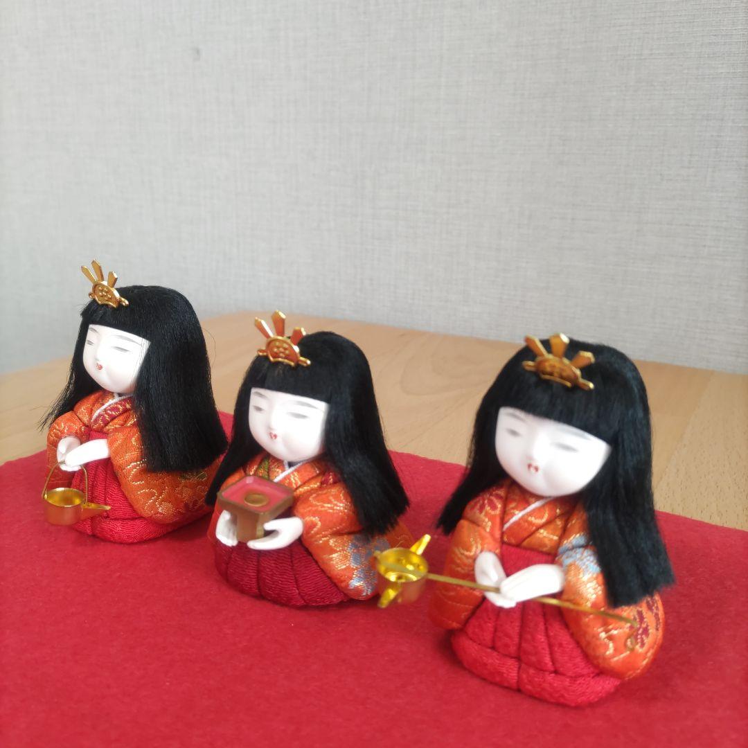 三人官女♡木目込人形♡ひな祭り
