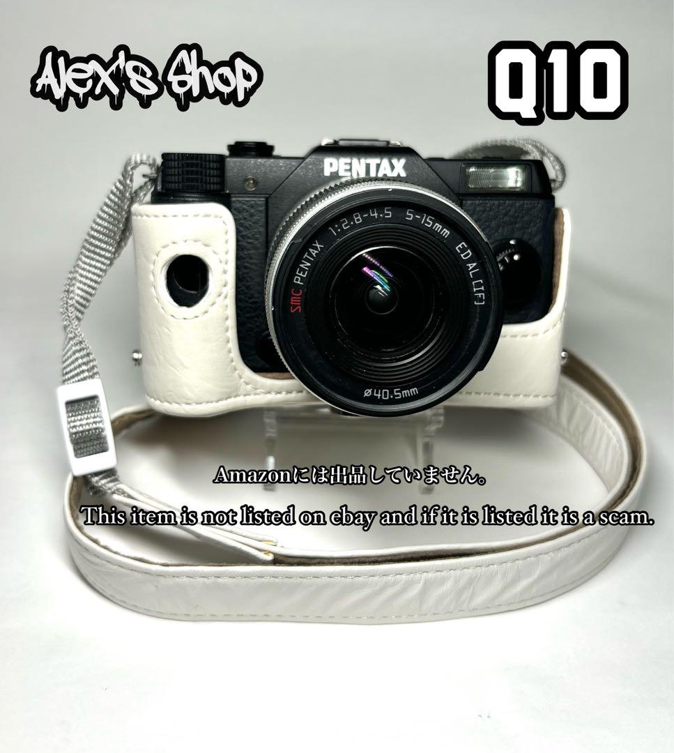 【ジャンク 】ペンタックスPENTAX Q10 専用ケース、バッテリー×5本