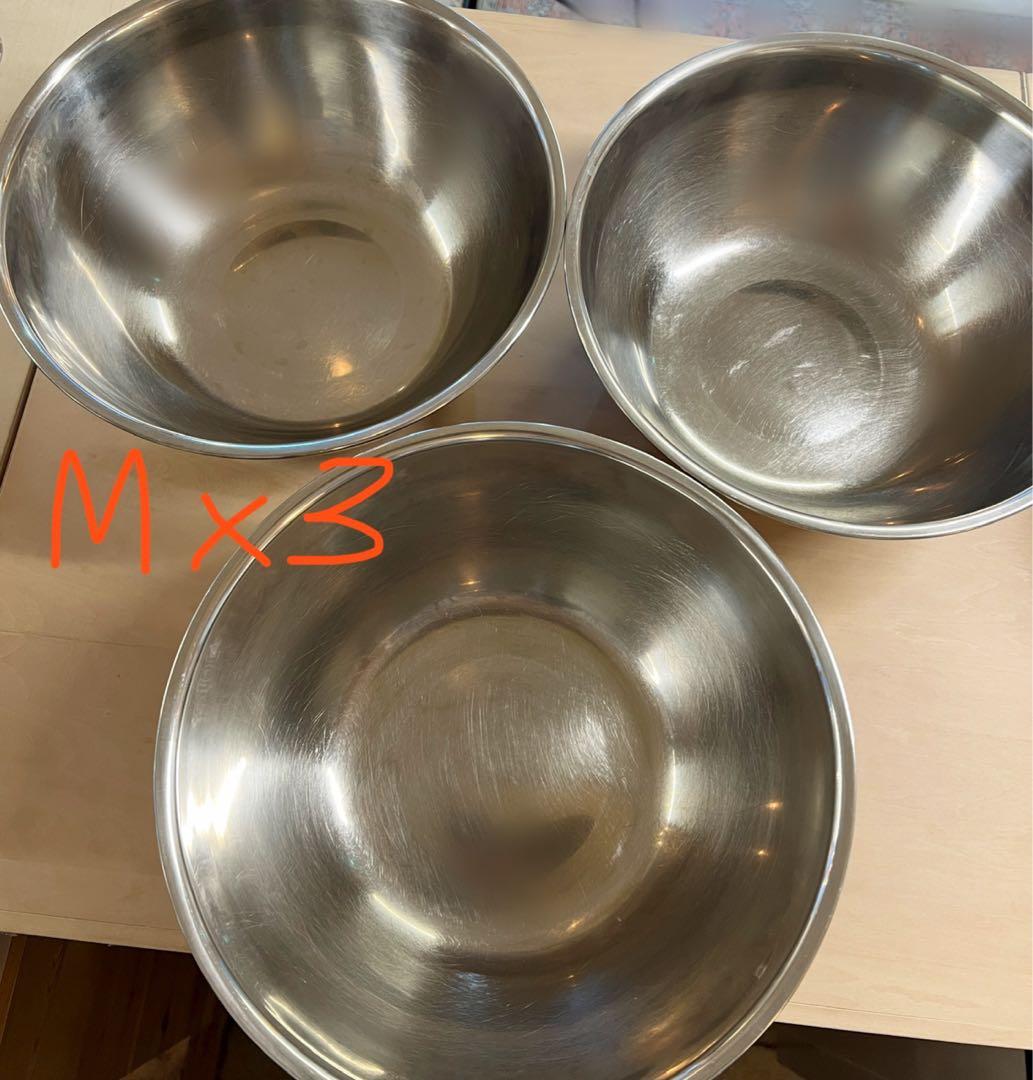 業務用ステンレス調理用ボウル 12個セット