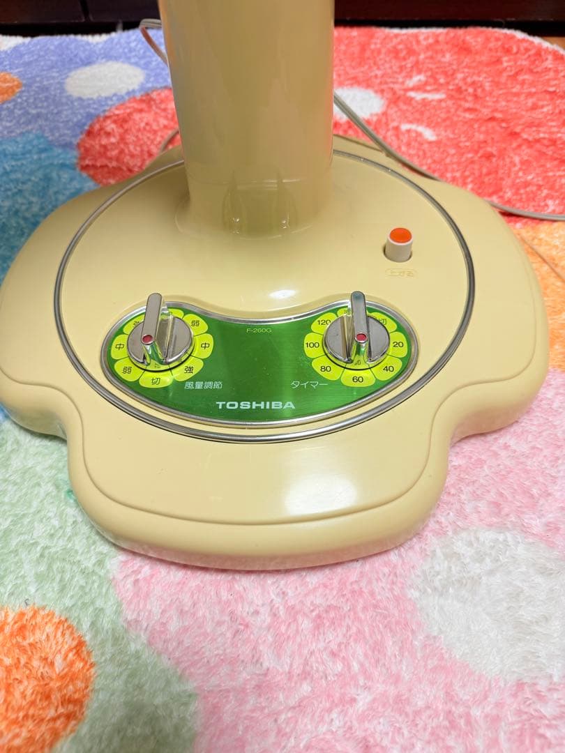 東芝 TOSHIBA 扇風機 レトロ 動作確認済