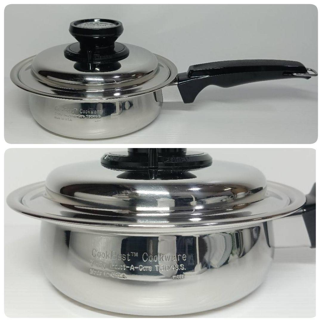 JUKI CookBest ジューキ クックベスト IH対応 片手鍋 蓋付 美品