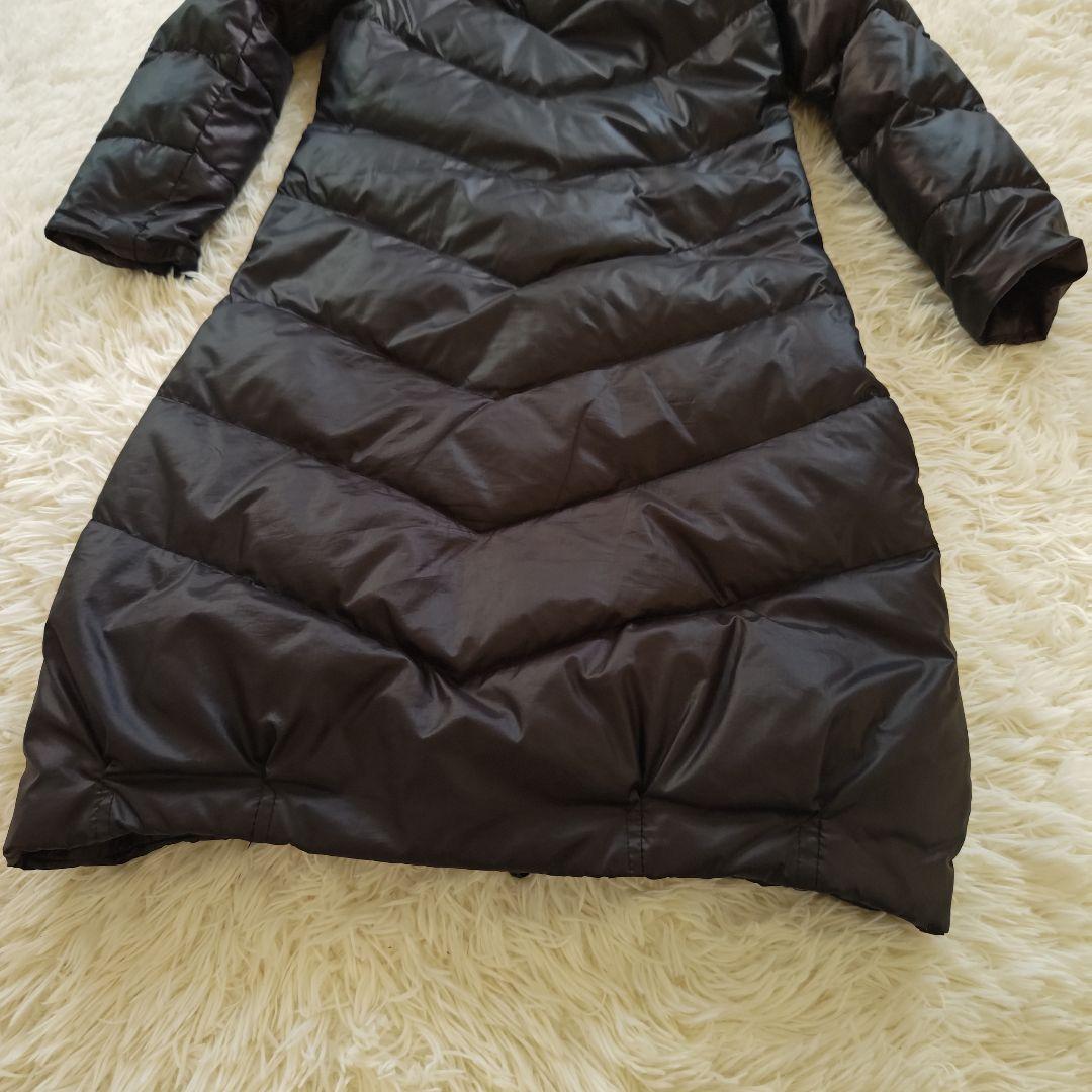 良品　アディダス　ロング ダウンコート　ベンチコート　Lサイズ　ブラック