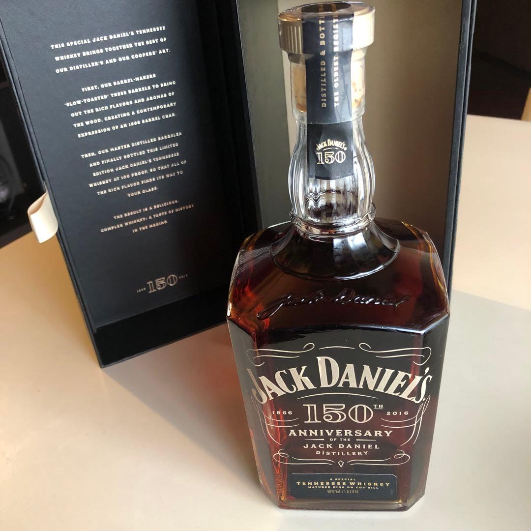 【未開栓•レア】ジャックダニエル 150周年記念ボトル 化粧箱入り 限定販売品