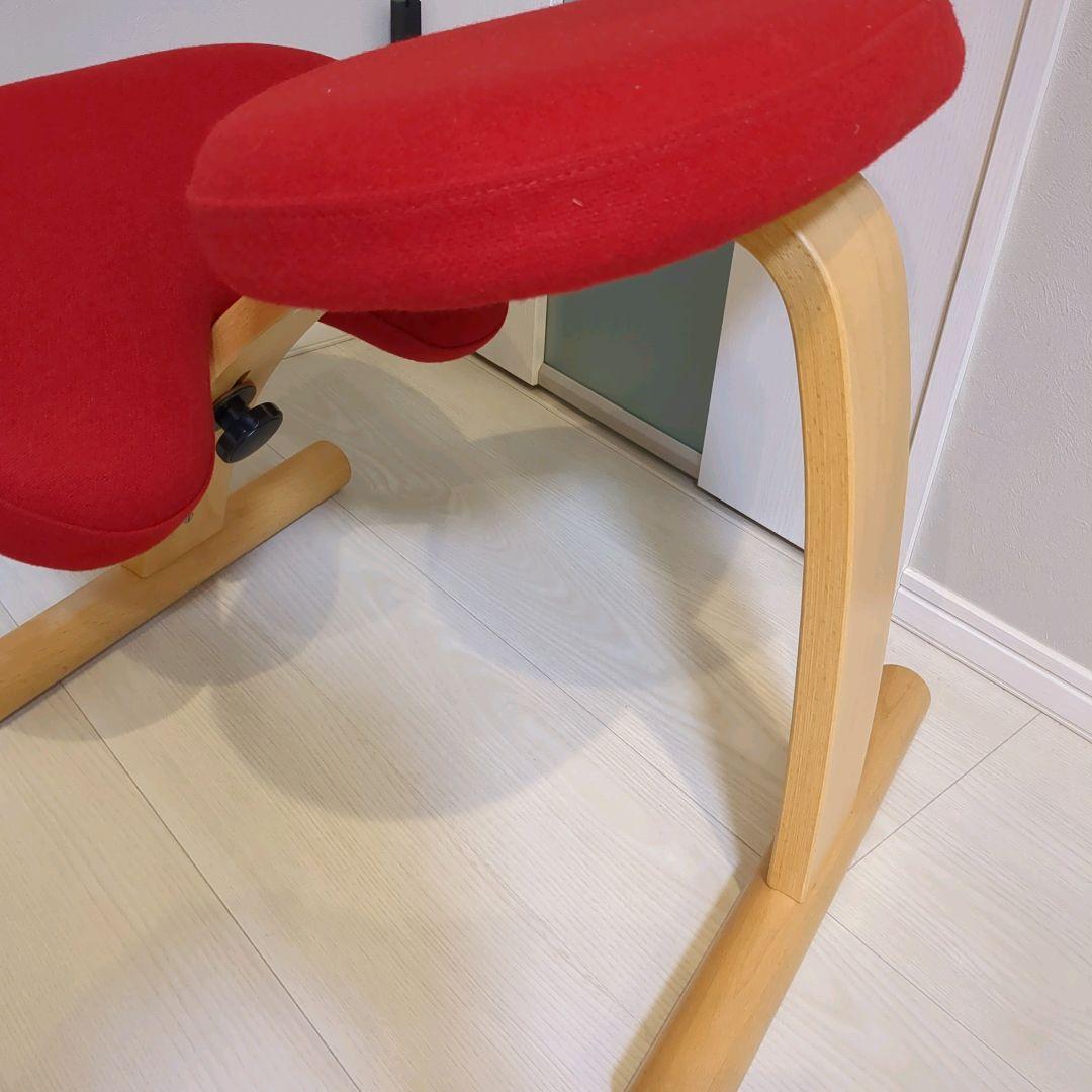 バランスラボ バランスチェア バランスイージー レッド 良品