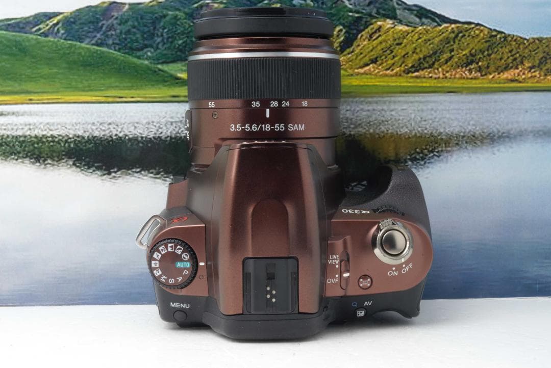 SONY α330 デジタル一眼レフカメラ ブラウン★完動美品★iPhone転送