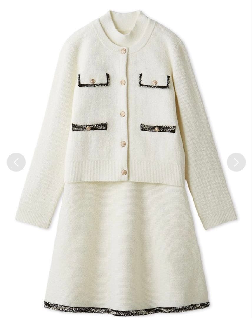 セルフォード トリムミニニットワンピース