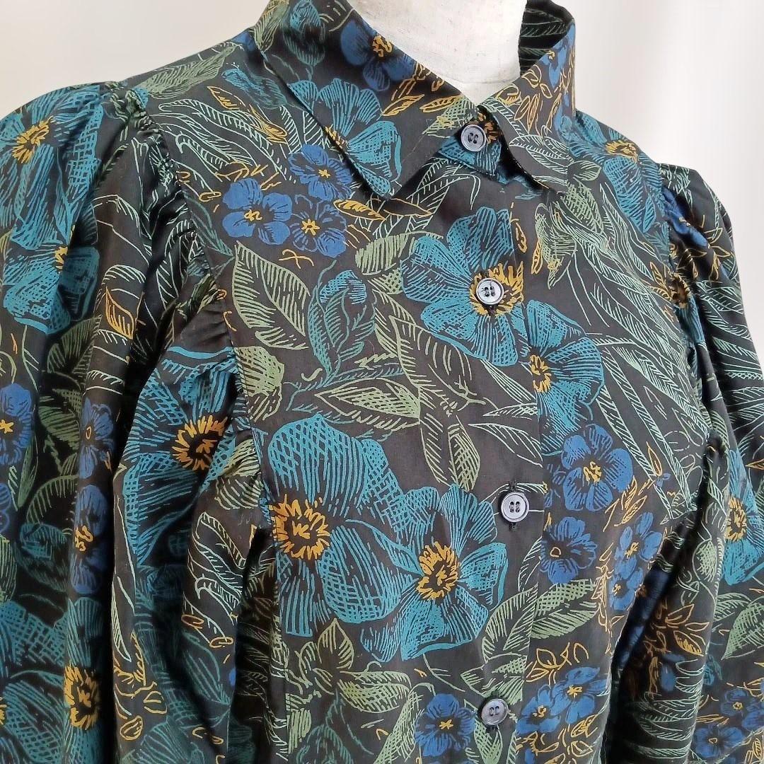 イエナ VERMEIL par iena ラインタッチギャザースリーブシャツ