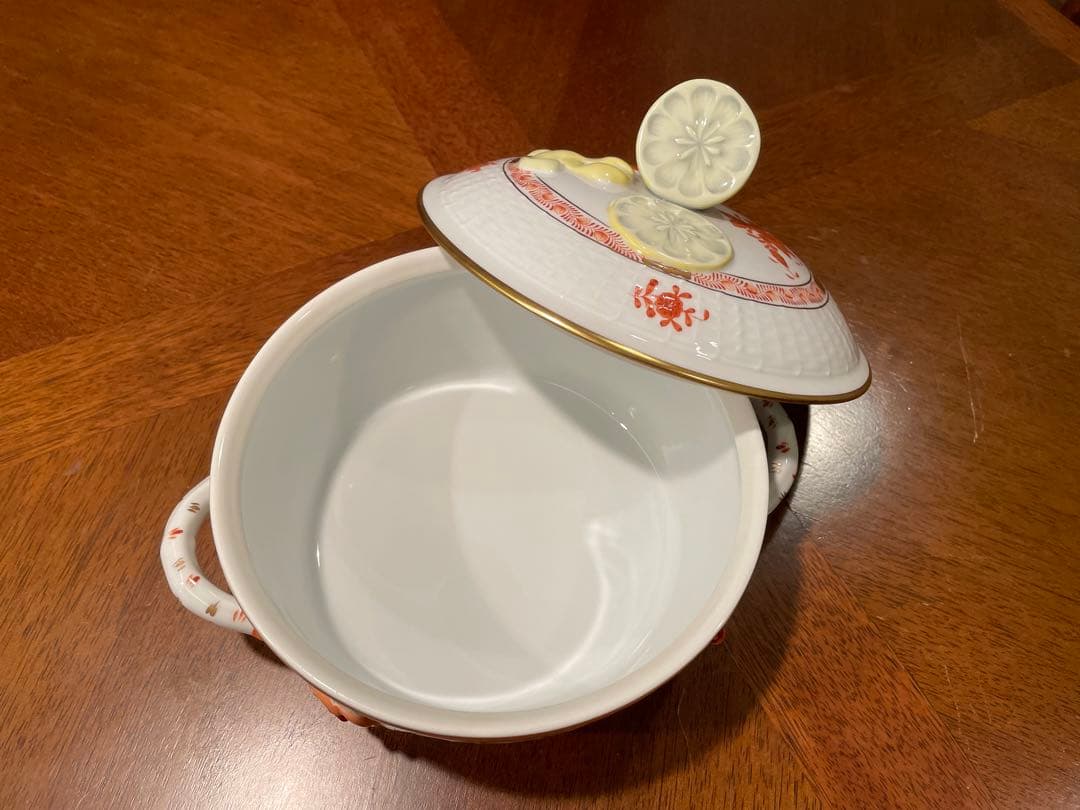 ヘレンド　アポニーオレンジ　スープチューリン　レモン