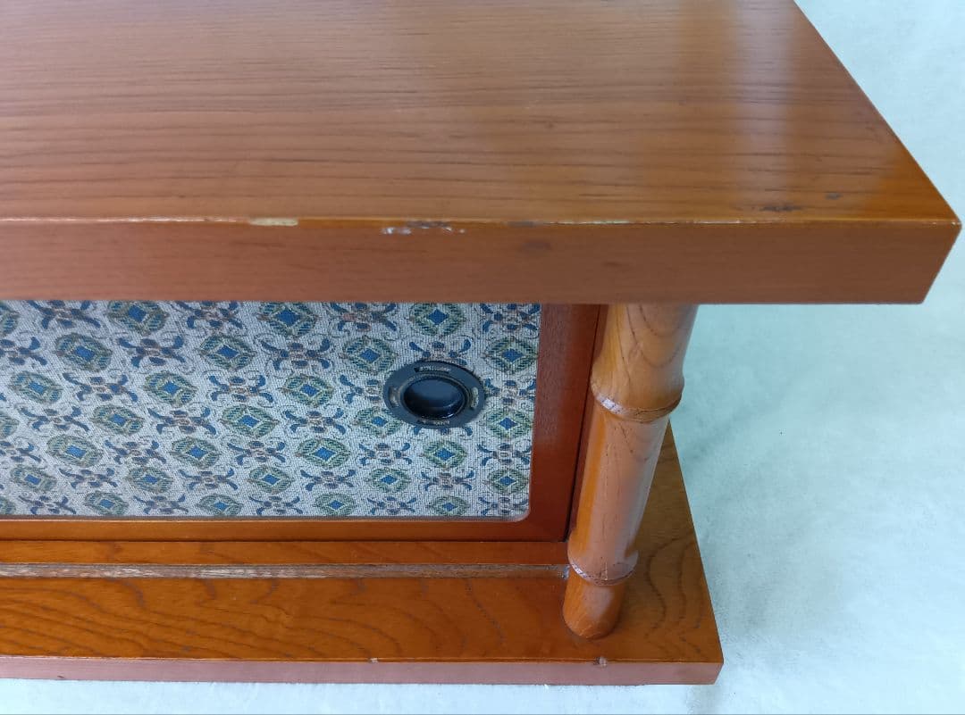 アケボノ　ビンテージ木製家具　ローボード 飾り棚 茶棚　置床　テレビ台　レトロ