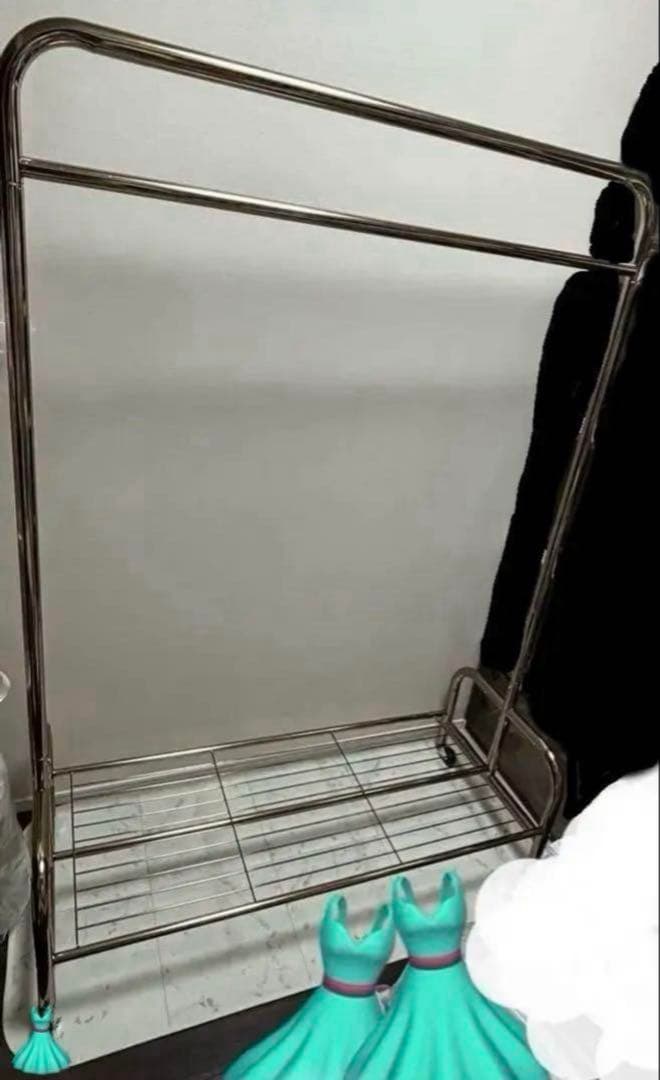 【送料込27400円で購入】おしゃれな ゴールド ハンガーラック