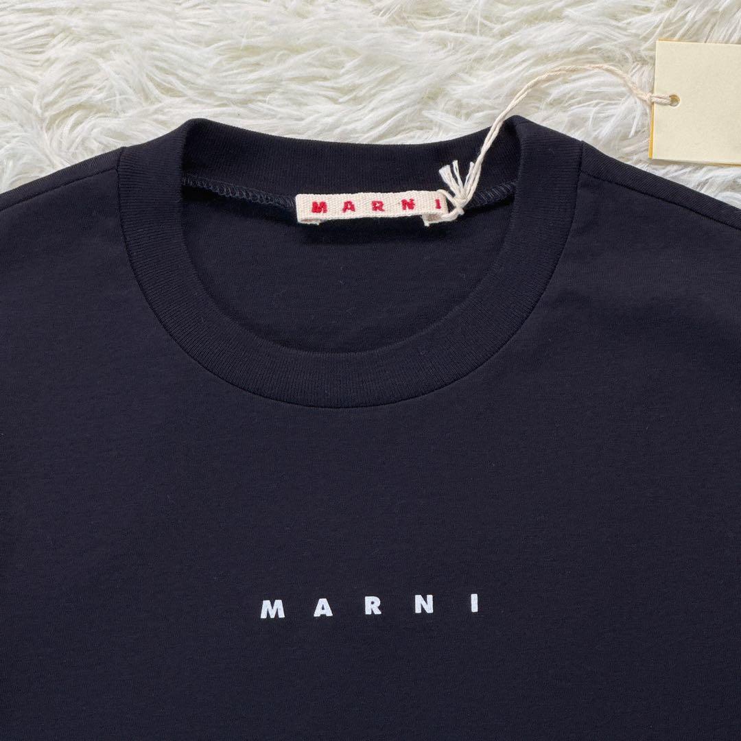 新品タグ付✨ 大人もOK！マルニ　キッズTシャツ　12Y 150 紺 25SS