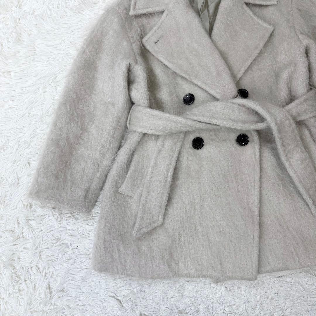 UNITED TOKYO ユナイテッドトウキョウ シャギーコクーンコート　ベルト