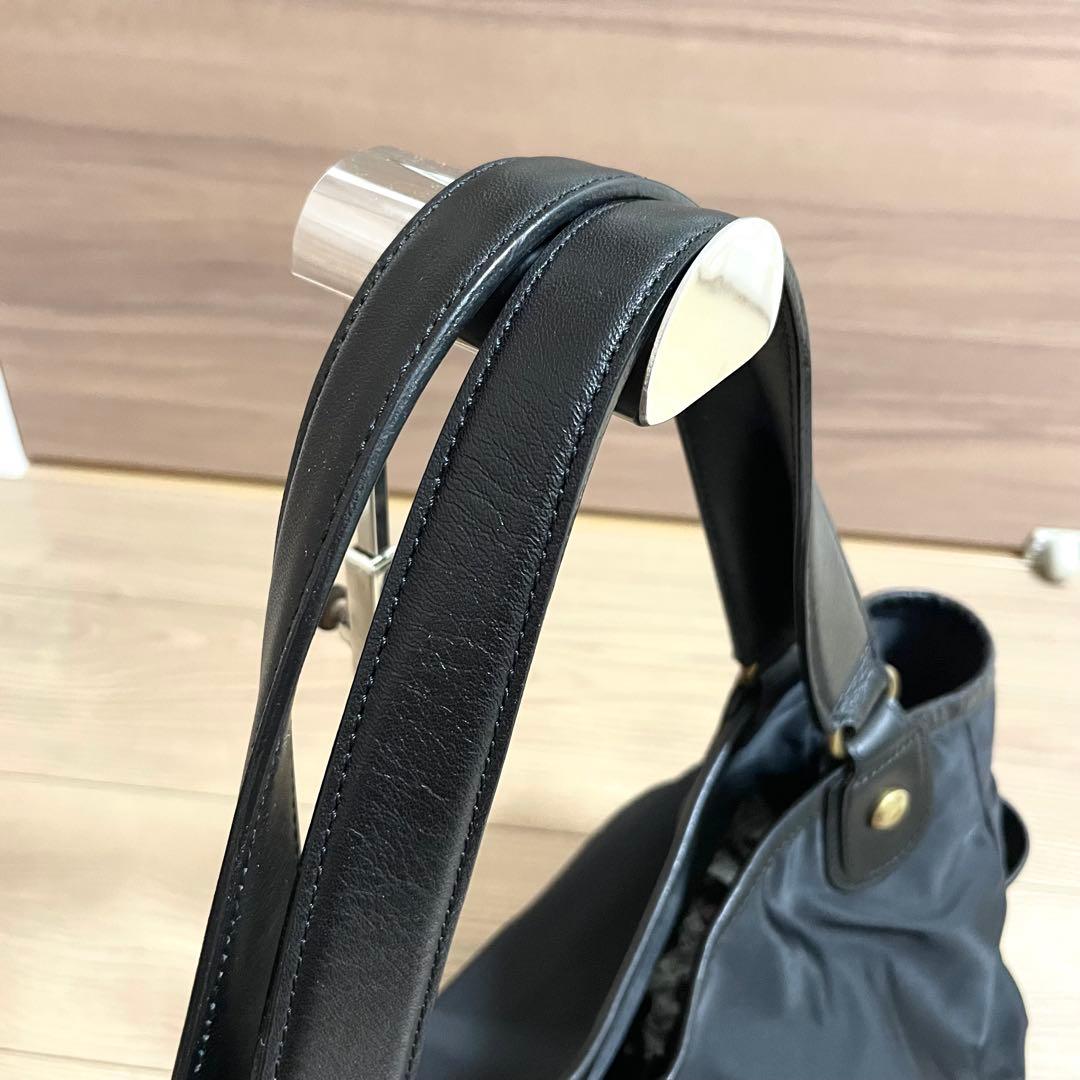 未使用級・超格安/バーバリーブルーレーベル　トートバッグ　ブラック　ナイロン