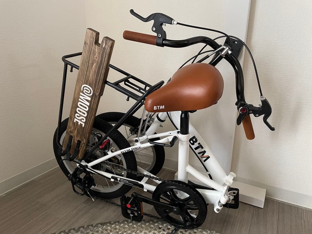 送料込み! 折りたたみ自転車　16インチ　6段ギア 【スケボー搭載可能】DIY