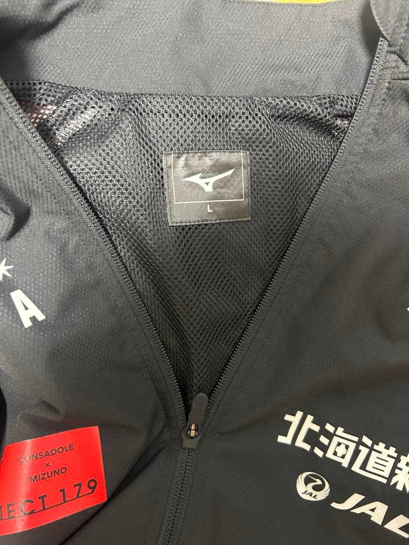 北海道コンサドーレ札幌　Mizuno フルジップジャケット　トレーニングウェア