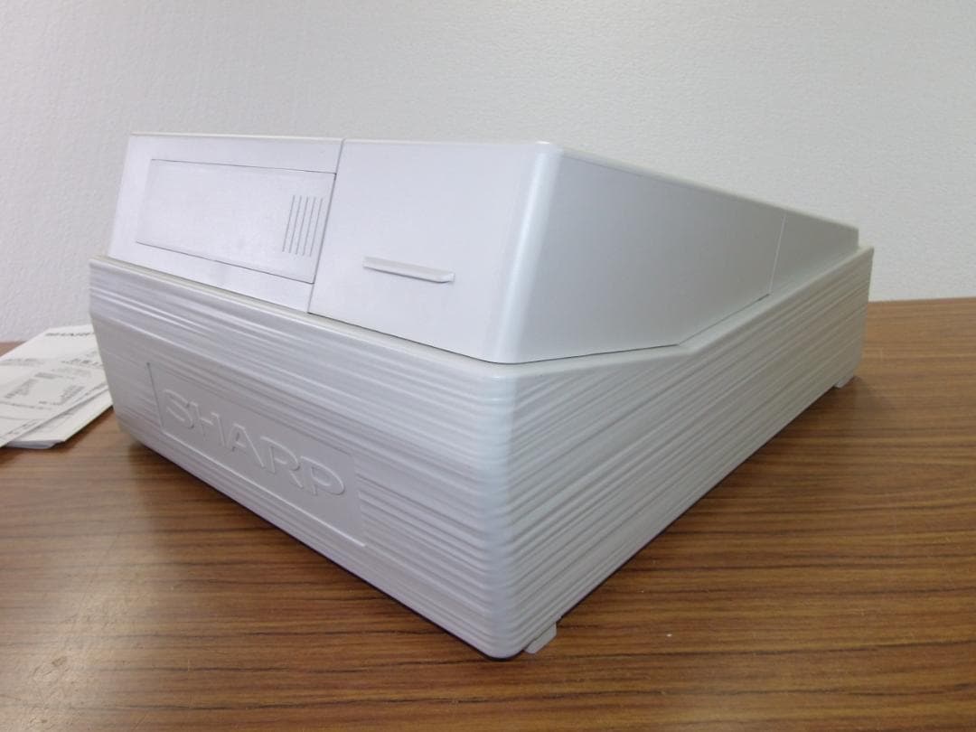 美品317設定無料横型領収証シャープ８部門インボイスレジスターXE-A147