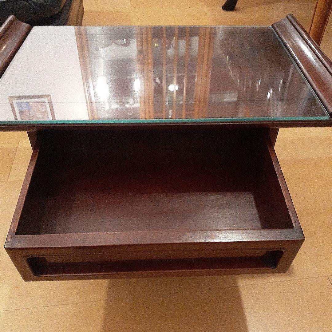 高級唐木　経机紫檀調