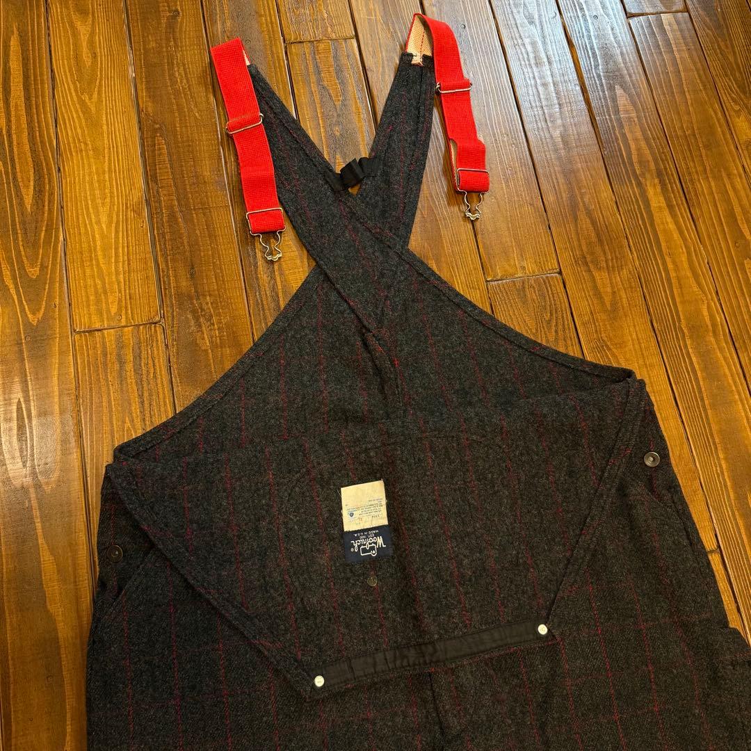 USA製‼︎【Woolrich ウールリッチ】ウールオーバーオール XL
