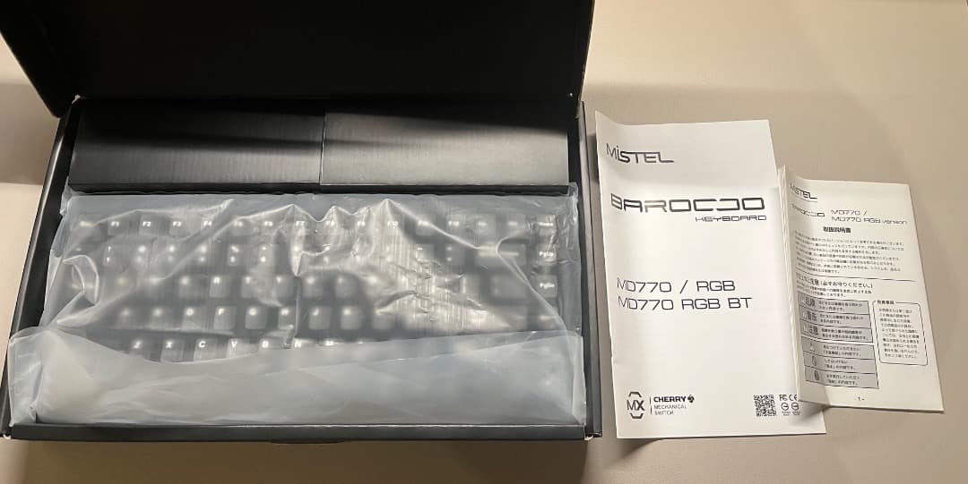 Mistel MD770 RGB US配列　シルバー軸