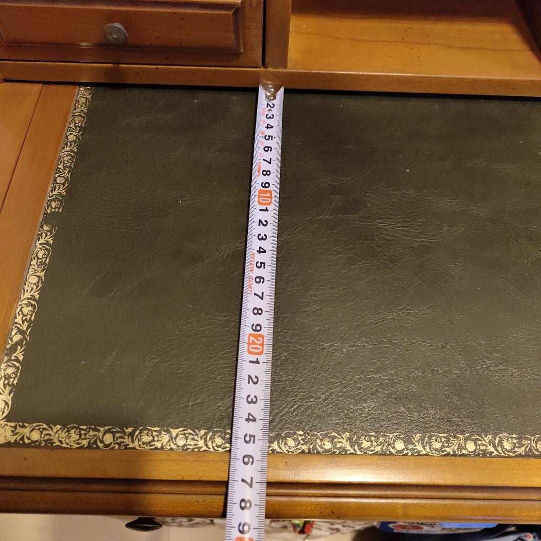 【波風ミナト】フランス製 木製デスク 引き出し付き