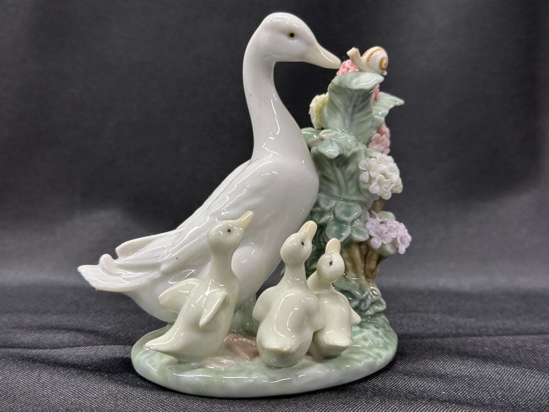 【美品】LLADRO リヤドロ　1439 カタツムリ　アヒル　フィギュリン