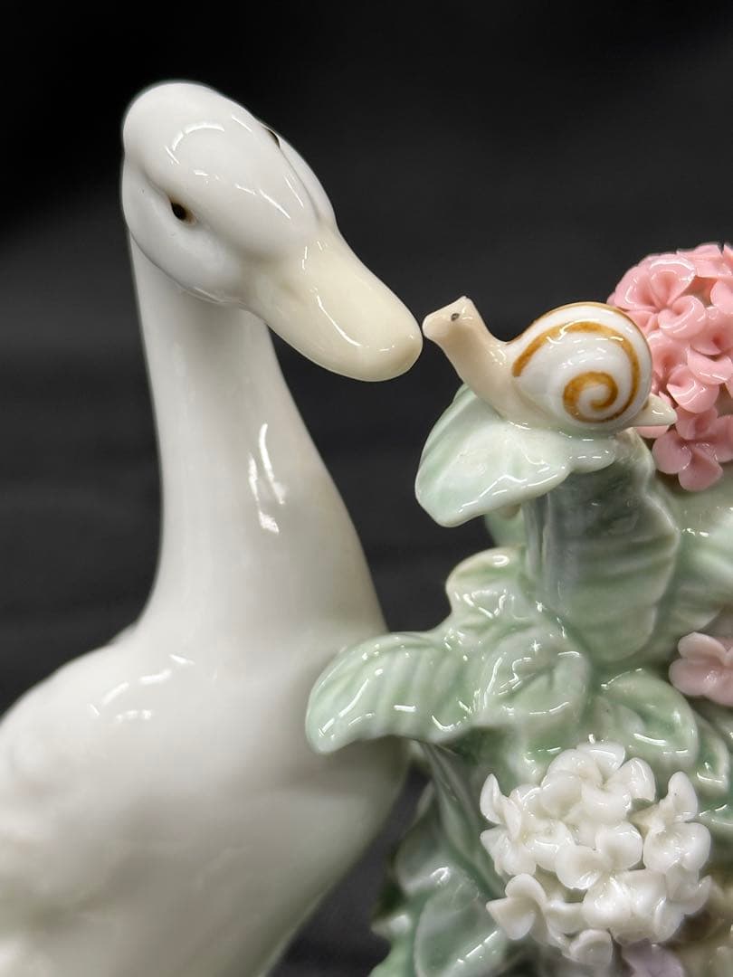 【美品】LLADRO リヤドロ　1439 カタツムリ　アヒル　フィギュリン