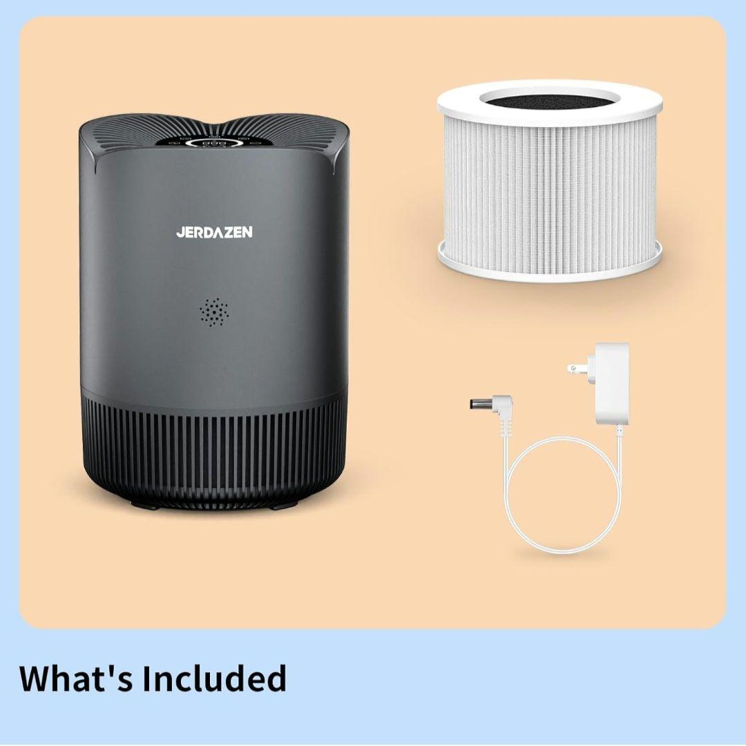 空気清浄機/17畳集じん ペット花粉hepa フィルター静電フィルター グレー