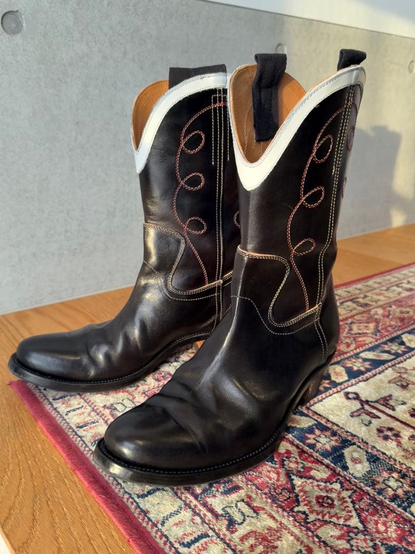 カスタム Cowboy boots CLINCH同楦 茶芯 ホースハイド