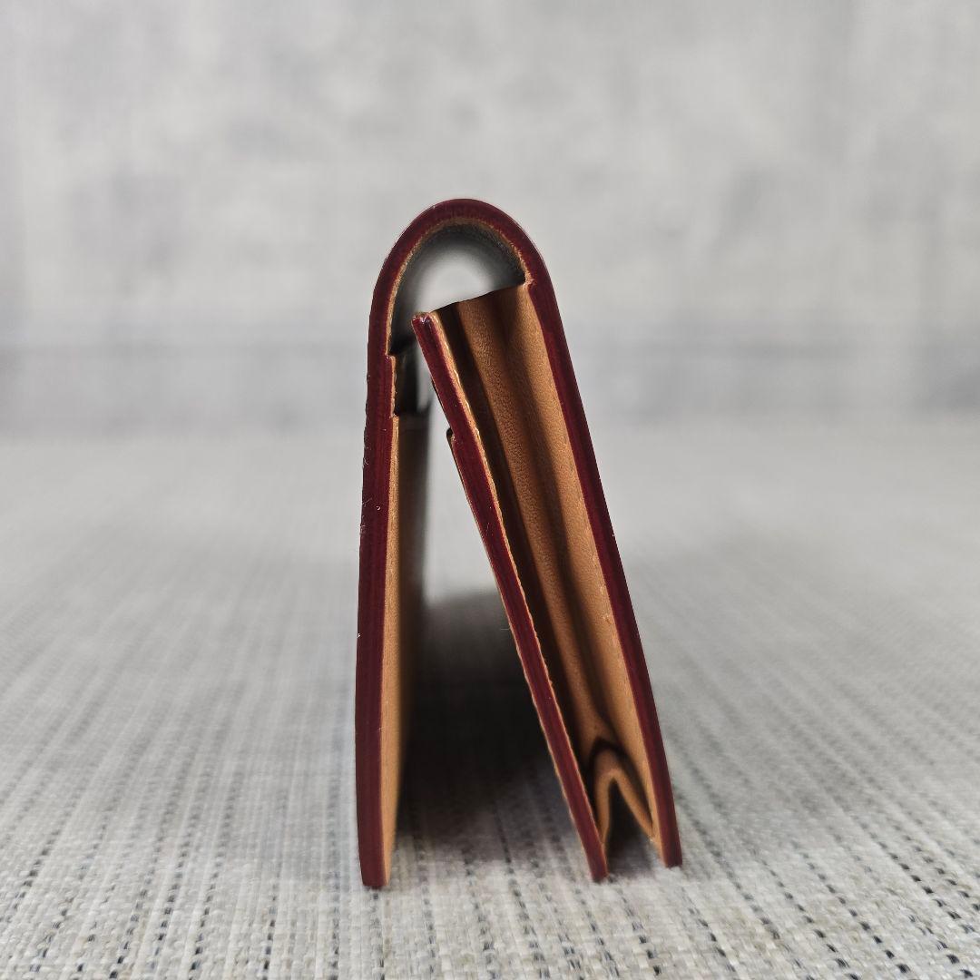 超美品　GANZO　CORDOVAN 　コードバン　 通しマチ　名刺入れ