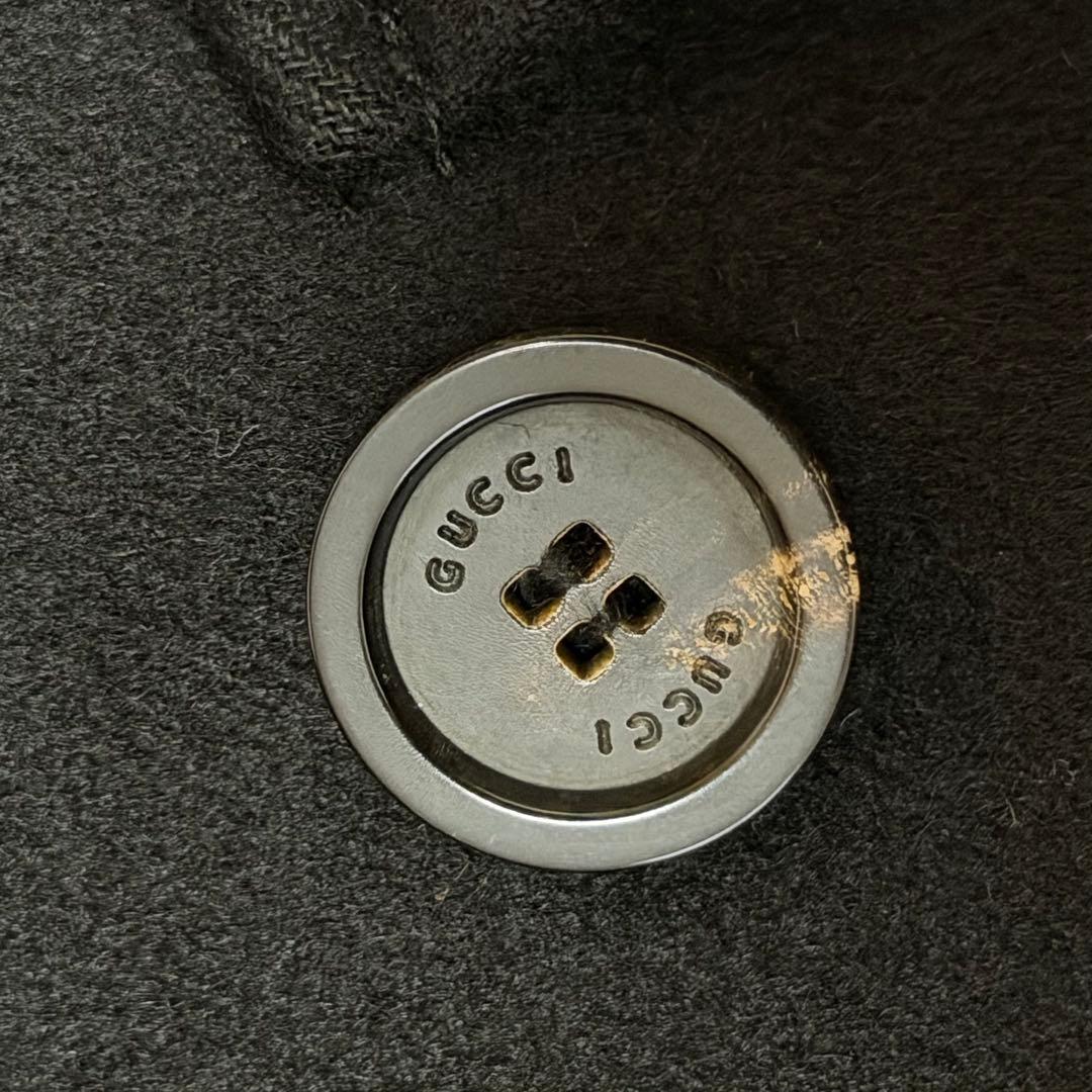 ☆極美品☆GUCCI グッチ　ウールカシミヤコート　トムフォード期　女優襟　M
