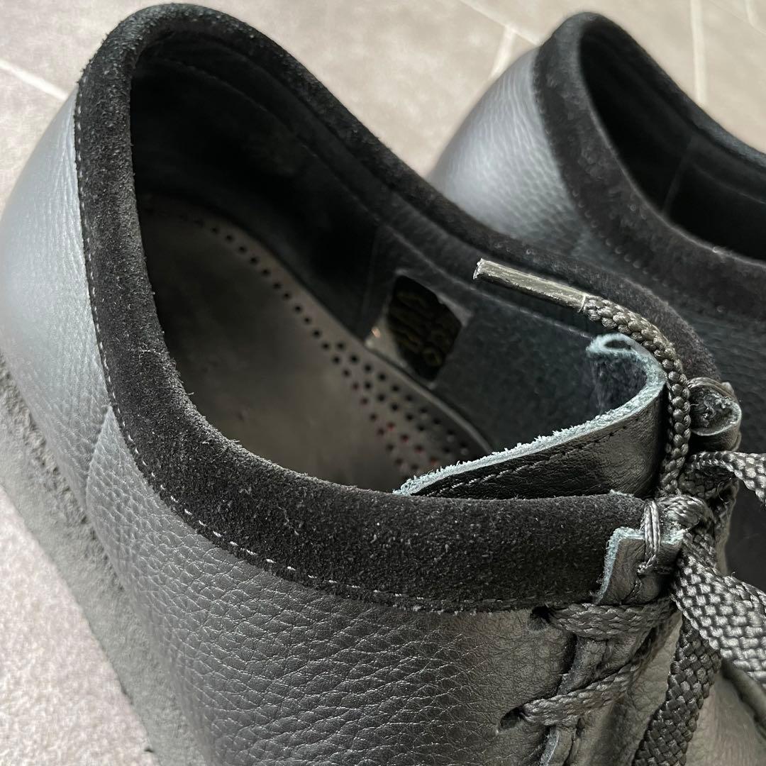 BEAMS LIGHTS 別注 ワラビーレザーLOW SP パドモア 黒 7