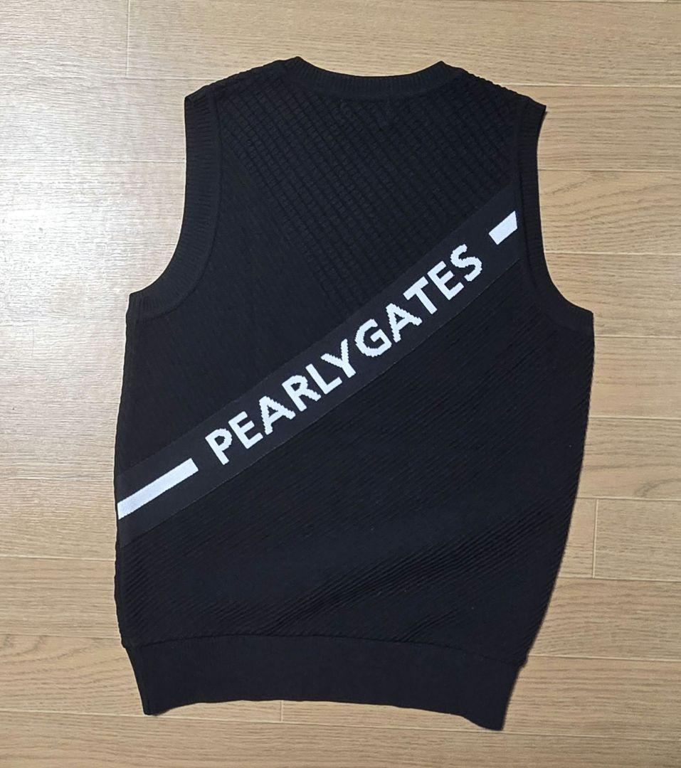 ❣️新品未使用❣️PEARLY GATESネイビー バックロゴニット ベスト❣️