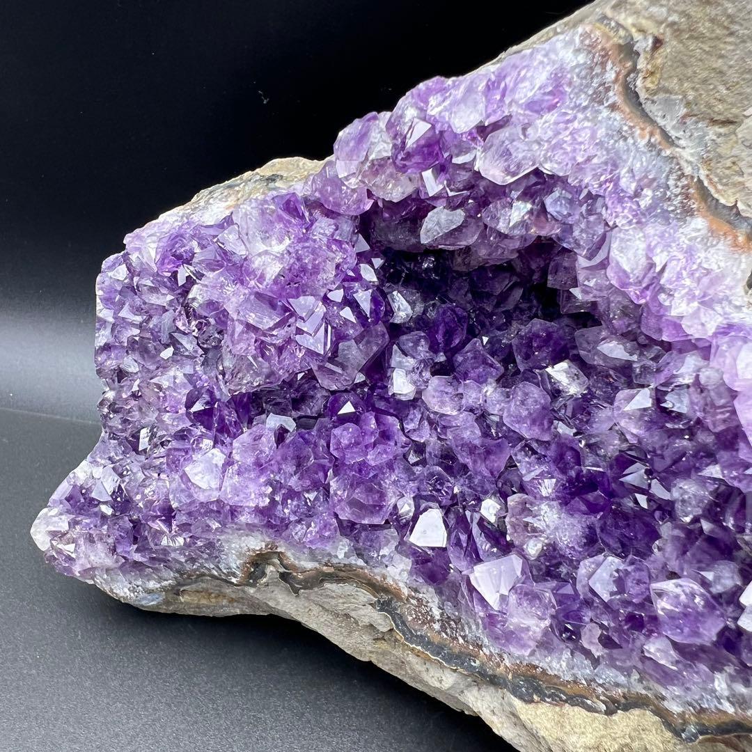 ✳️☆極上別格品☆神々しい美濃紫☆ウルグアイ産 アメジストクラスター 天然石 原石