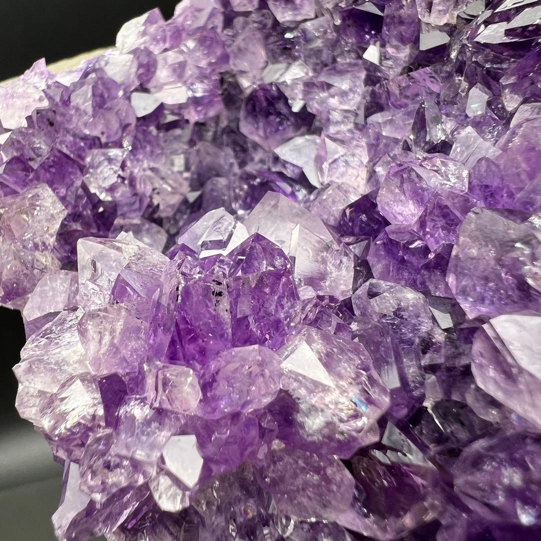 ✳️☆極上別格品☆神々しい美濃紫☆ウルグアイ産 アメジストクラスター 天然石 原石