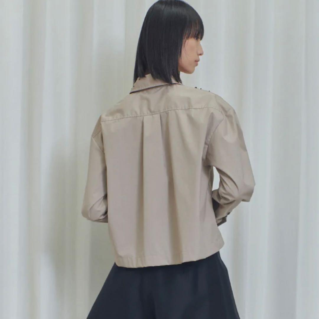 tiit tokyo ビジュークロップドシャツ