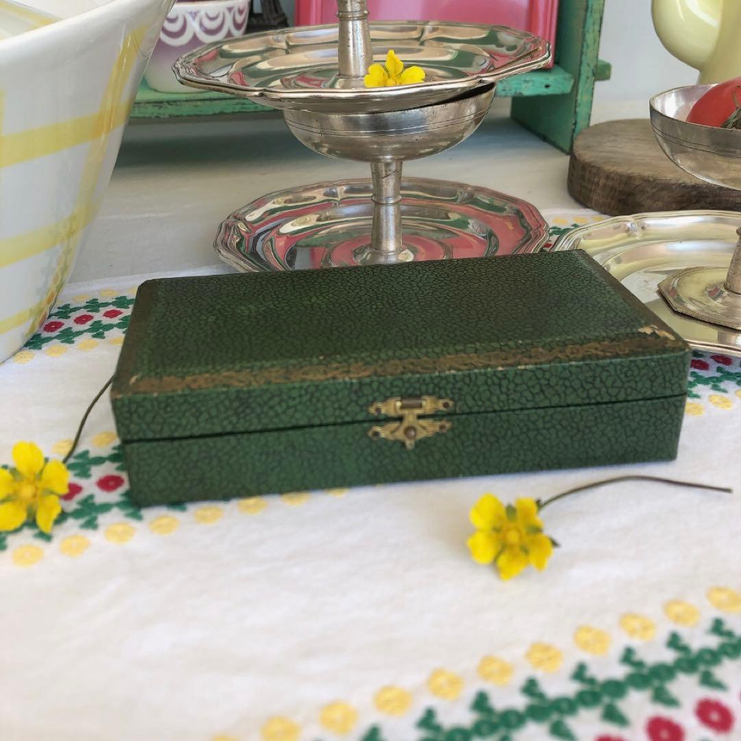 フランスアンティーク　箱付スプーン　6本セット　フランスアンティークカトラリー