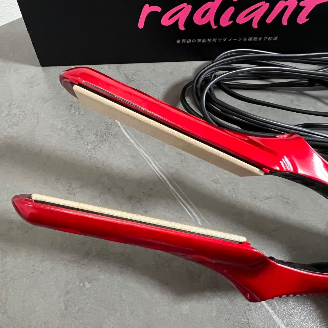 radiant ラディアント　ヘアアイロン　ストレートアイロン