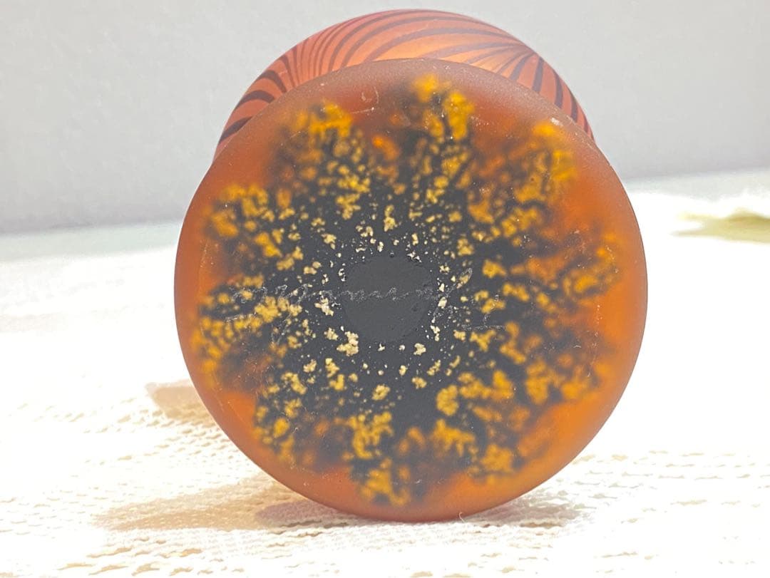 希少 一輪挿し 花瓶 大正ガラス