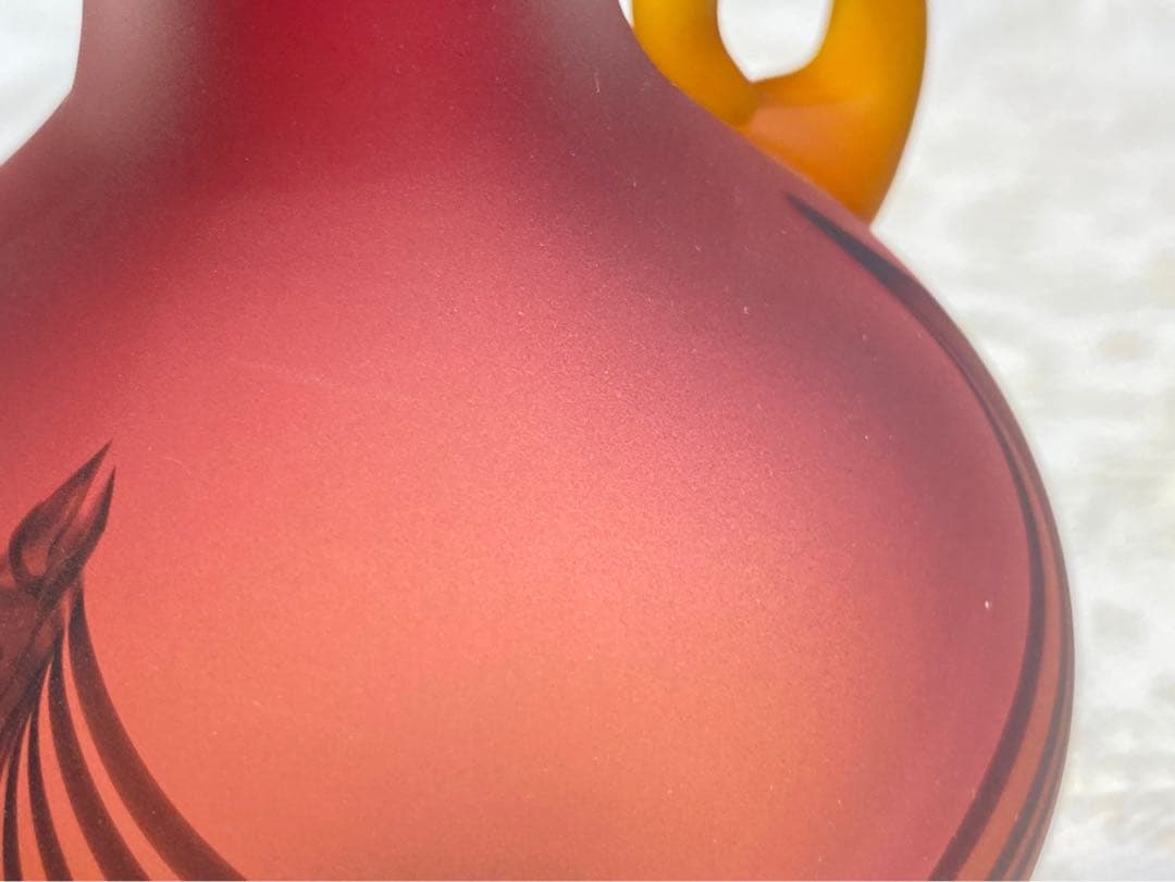 希少 一輪挿し 花瓶 大正ガラス