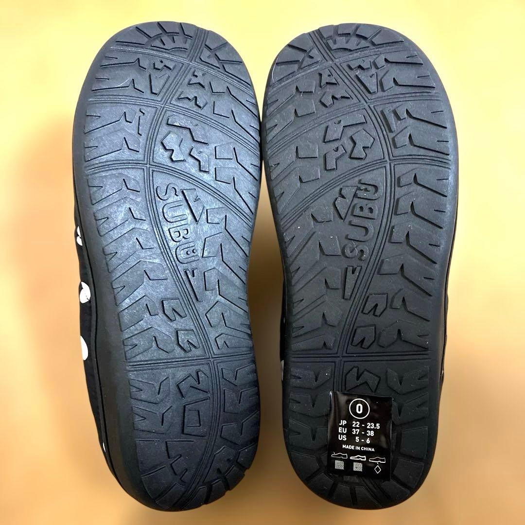 SUBU サンダル ドット 水玉 22.0〜23.5 収納袋付き　サイズ0