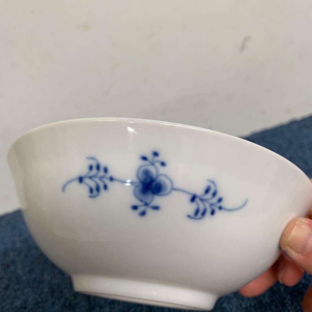 7 ロイヤルコペンハーゲン ブルーフルーテッドプレイン ボウル　15.5センチ