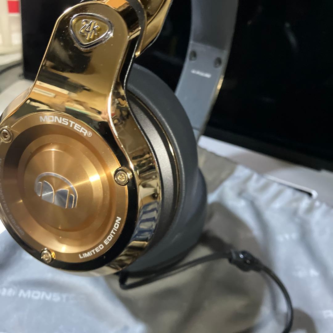MONSTER 24K ヘッドホン ゴールド MH MEEK OE GLD CU